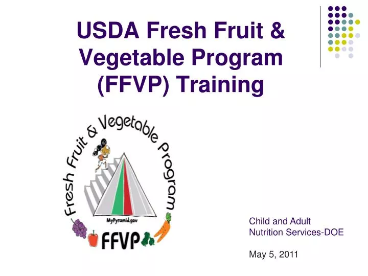 usda fresh fruit vegetable program ffvp training