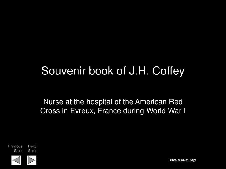 souvenir book of j h coffey