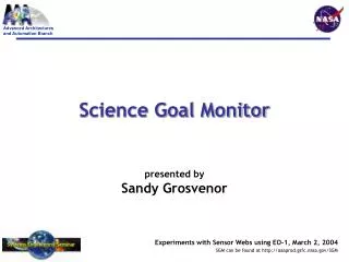 Science Goal Monitor