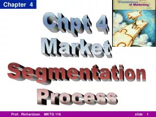 Chpt 4 Market Segmentation Process