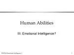 Human Abilities
