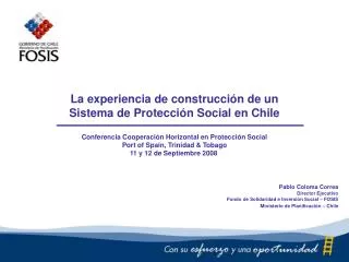 La experiencia de construcción de un Sistema de Protección Social en Chile