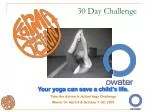 30 Day Challenge - slide 1