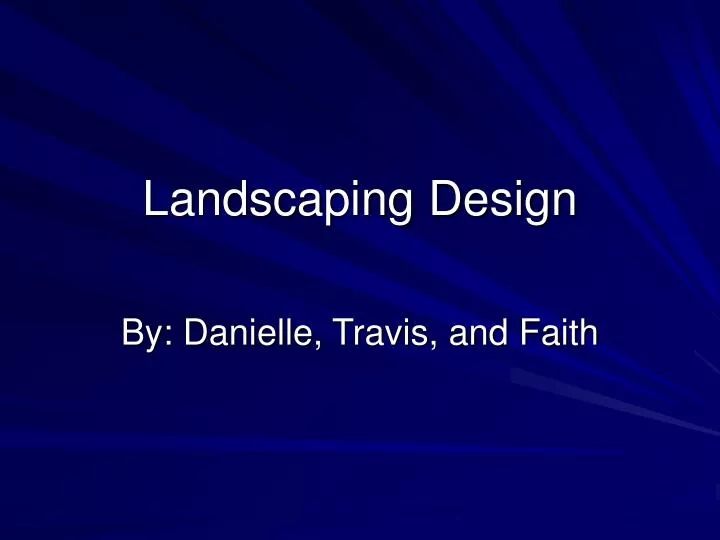 landscaping design