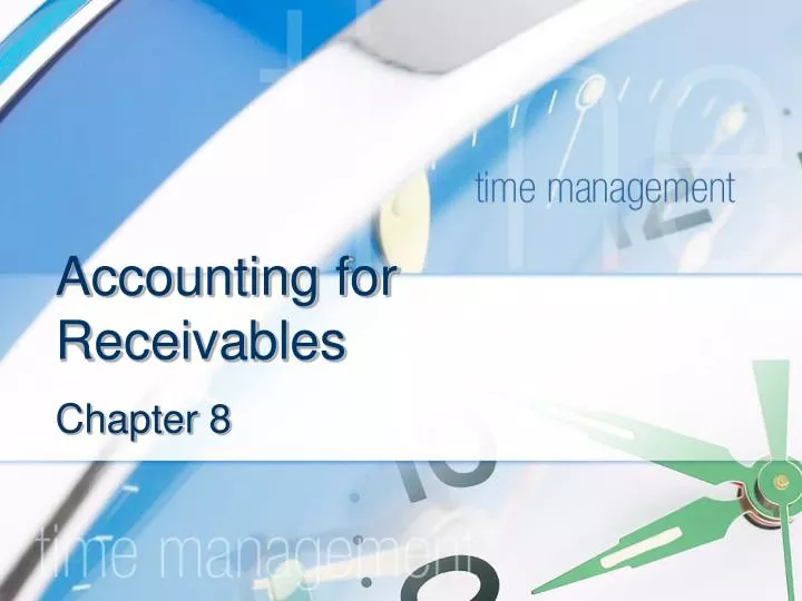 accounting for receivables