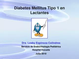 Diabetes Mellitus Tipo 1 en Lactantes