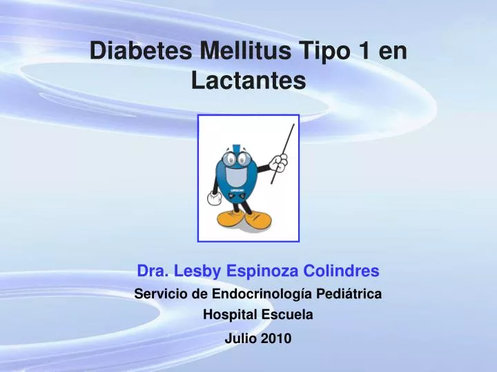 diabetes mellitus tipo 1 en lactantes