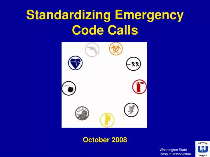 standardizing emergency code calls