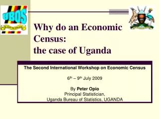 Why do an Economic Census: the case of Uganda