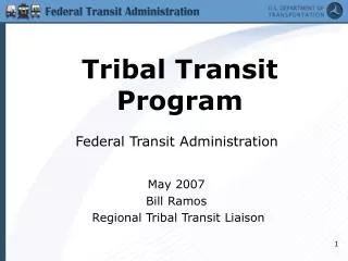 Tribal Transit Program