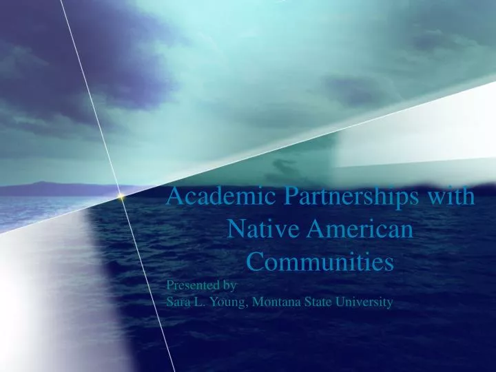 academic partnerships with native american communities