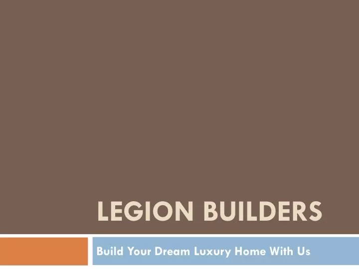 legion builders