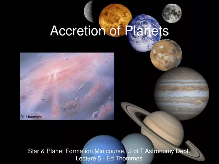 accretion of planets