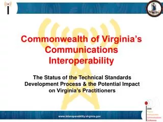 Commonwealth of Virginia’s Communications Interoperability