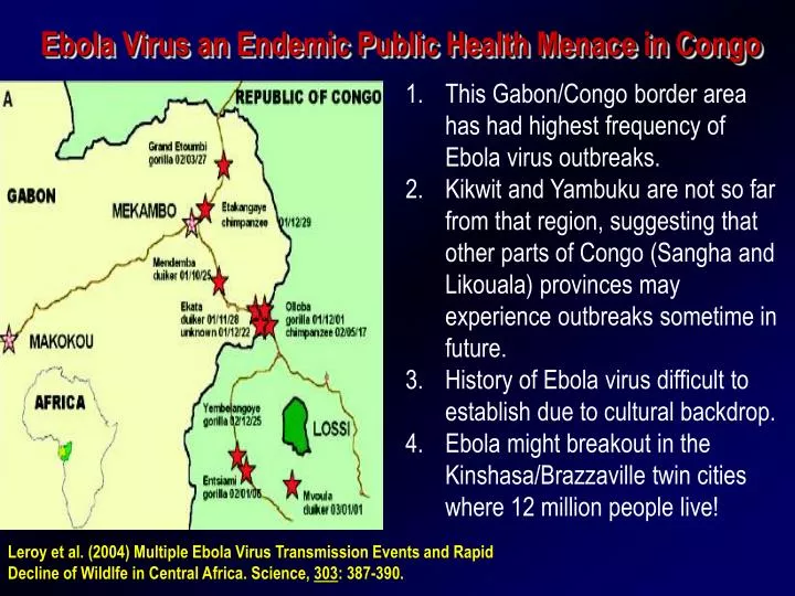 ebola virus an endemic public health menace in congo
