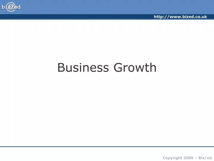 business growth