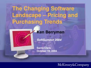 The Changing Software Landscape – Pricing and Purchasing Trends