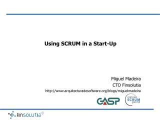 Using SCRUM in a Start-Up