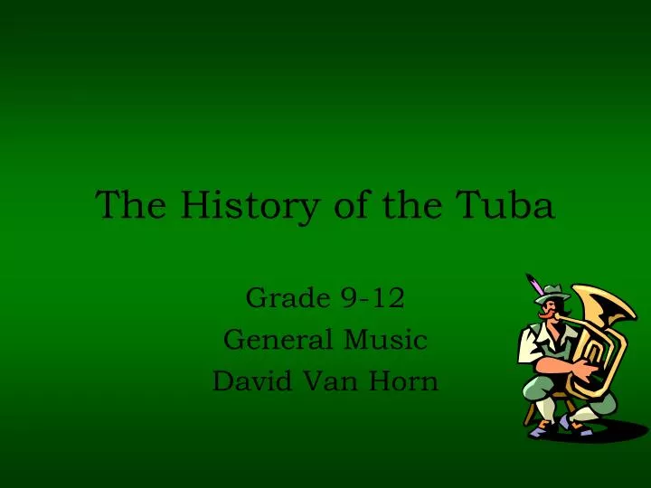 the history of the tuba