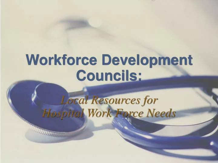 workforce development councils