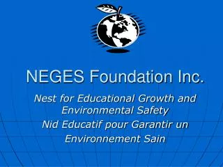 NEGES Foundation Inc.