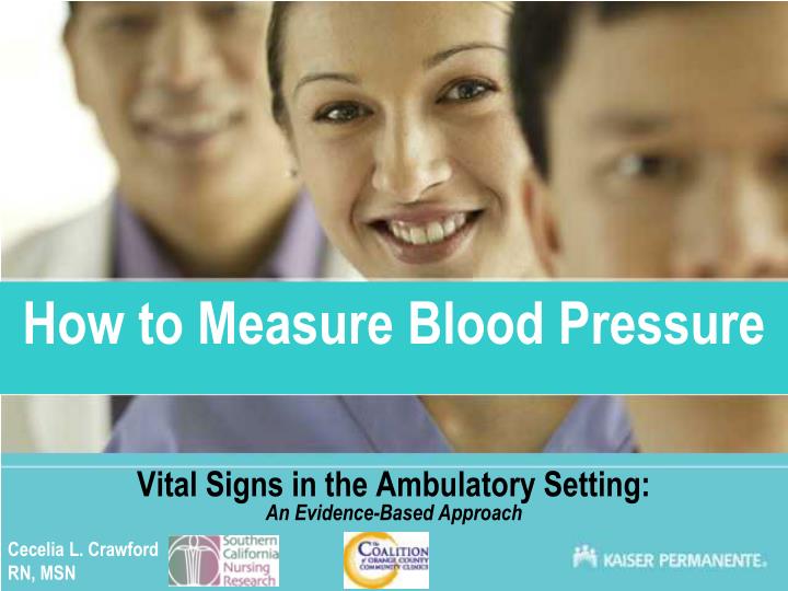 how to measure blood pressure