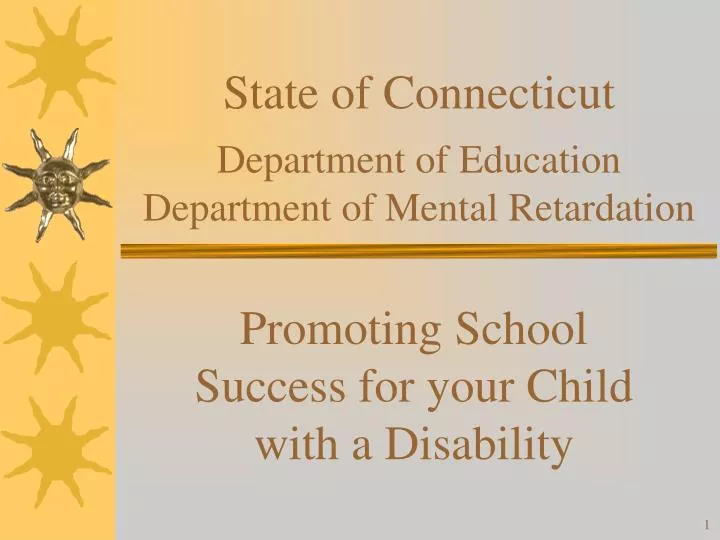 state of connecticut department of education department of mental retardation