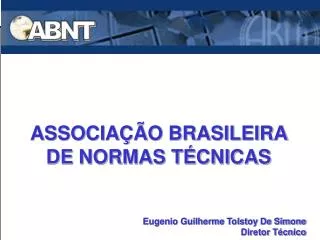 ASSOCIAÇÃO BRASILEIRA DE NORMAS TÉCNICAS