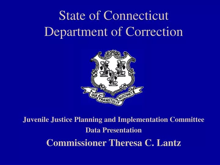 state of connecticut department of correction