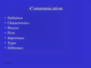 -Communication