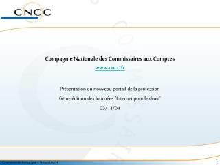 Compagnie Nationale des Commissaires aux Comptes cncc.fr