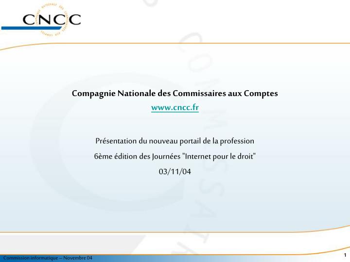 compagnie nationale des commissaires aux comptes www cncc fr