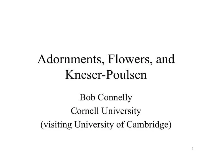 adornments flowers and kneser poulsen