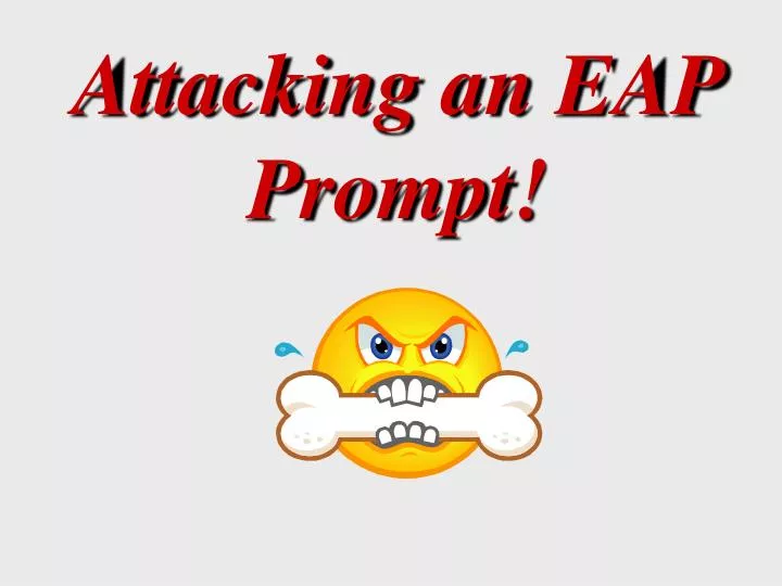 attacking an eap prompt