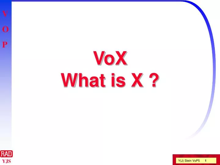 vox what is x