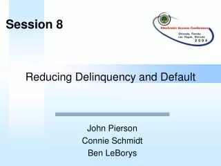 Reducing Delinquency and Default