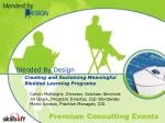 Blended By Design - slide 1