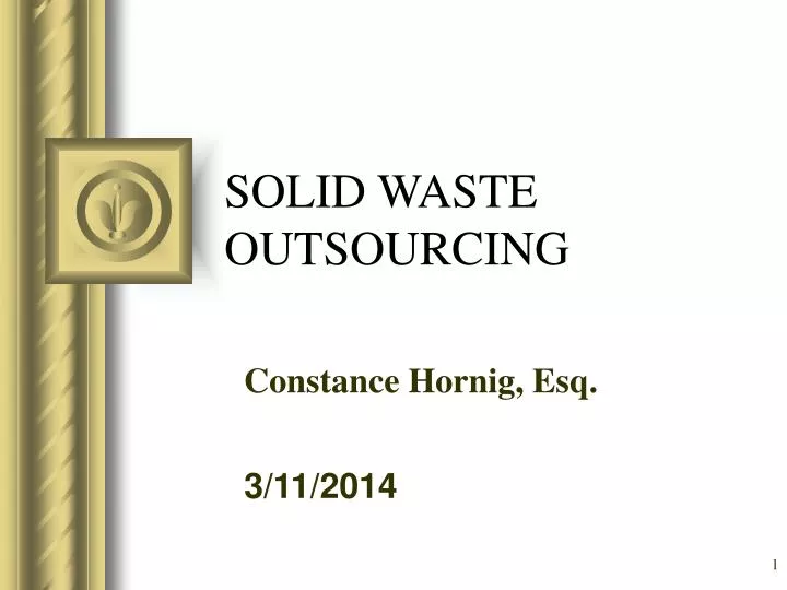 solid waste outsourcing