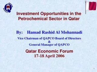 Investment Opportunities in the Petrochemical Sector in Qatar