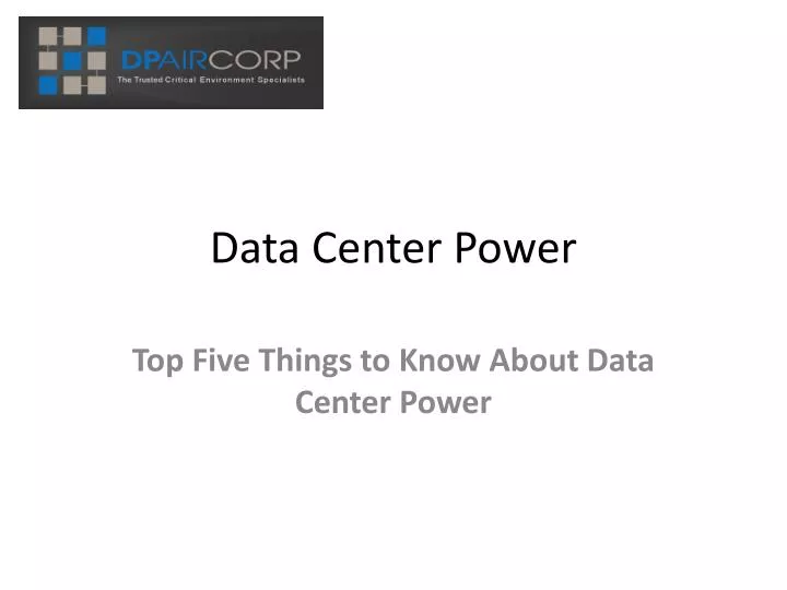 data center power