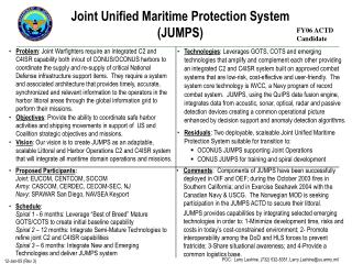 Joint Unified Maritime Protection System (JUMPS)