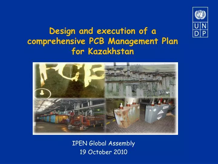 design and execution of a comprehensive pcb management plan for kazakhstan