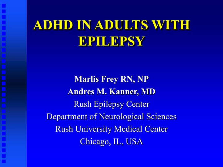 adhd in adults with epilepsy