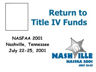 Return to Title IV Funds