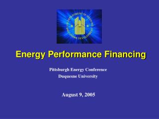 Energy Performance Financing