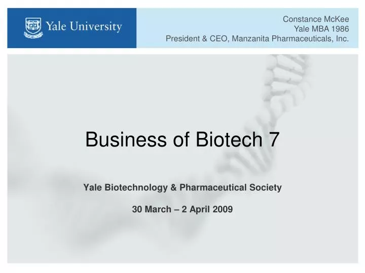 business of biotech 7
