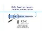 Data Analysis Basics: Variables and Distribution - slide 1