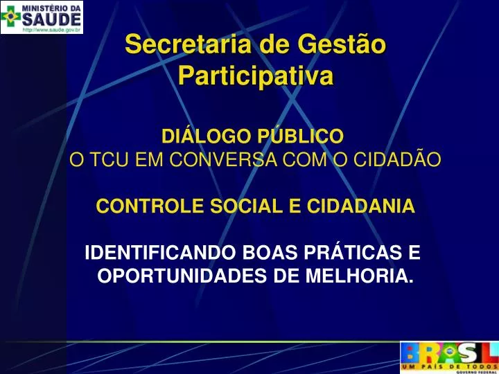 Seminário Descentralizado de Seguridade Social