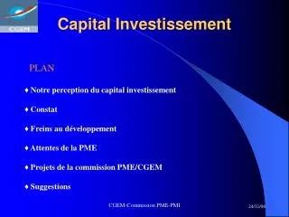 Capital Investissement