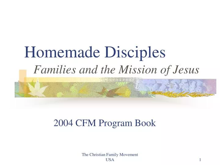 homemade disciples